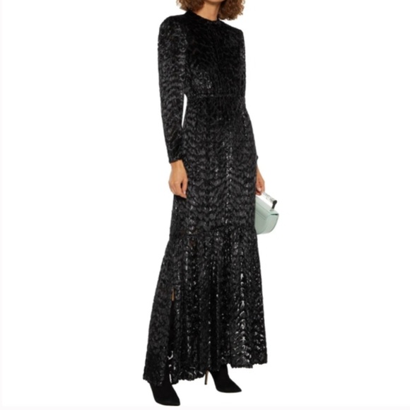 A.L.C. Dresses & Skirts - NWT ALC Gathered Metallic velvet Maxi Dress